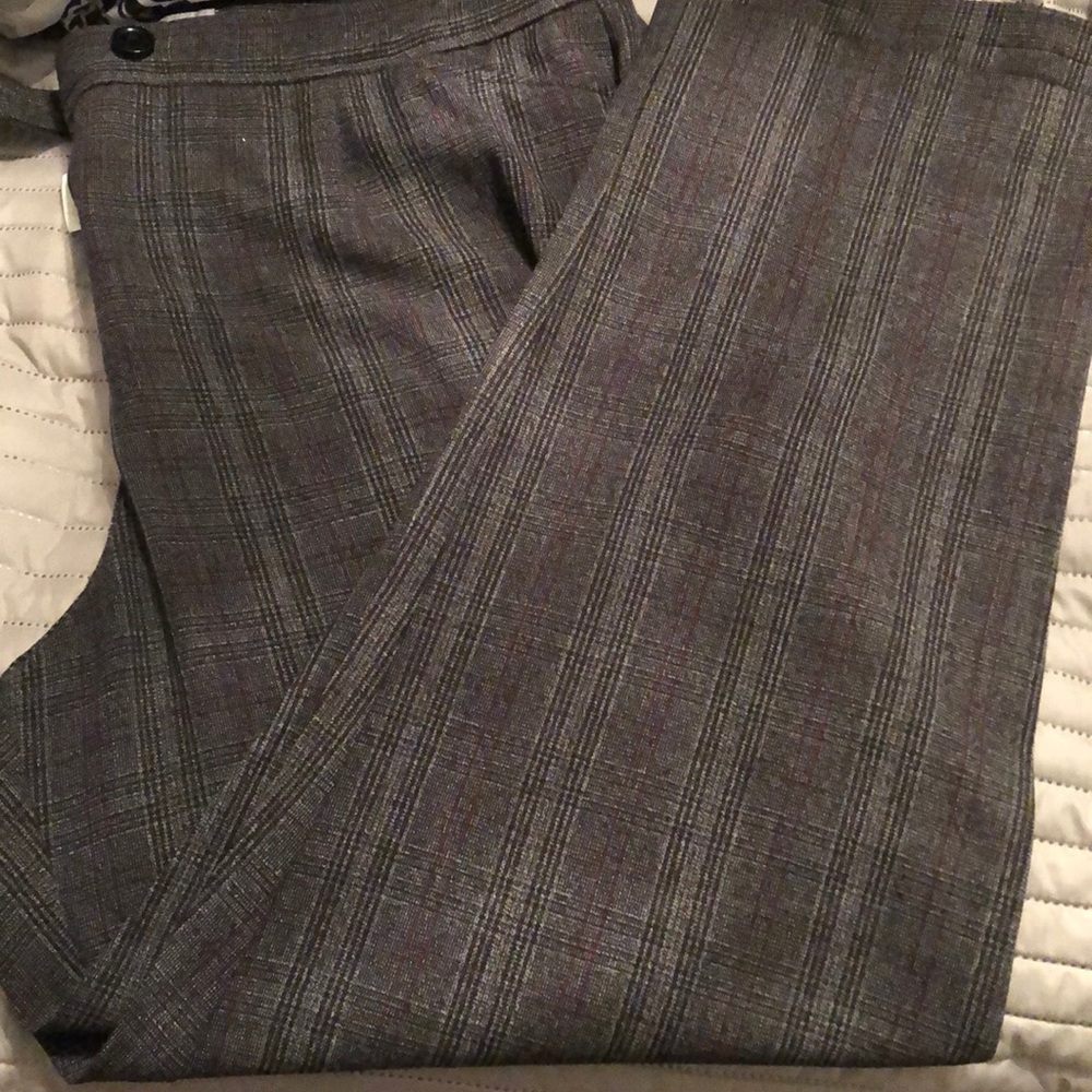 Plaid dress pants Sz 22 Dress Barn